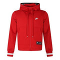 Nike Alphabet hooded Zipper Fleece Jacket Red AR1816-657