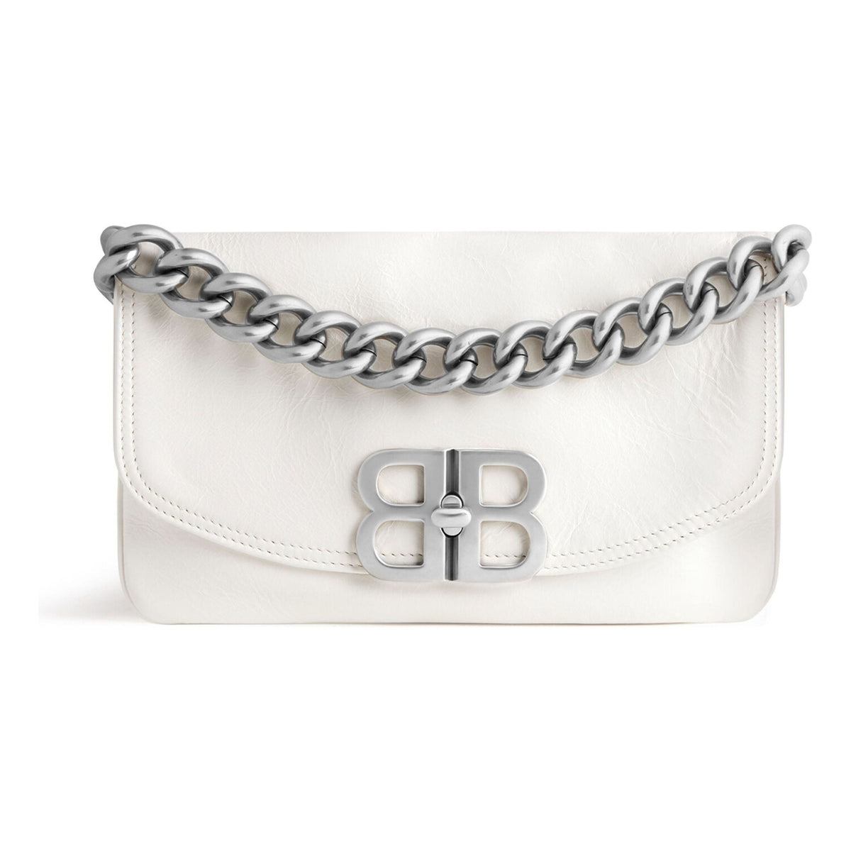 (WMNS) Balenciaga Bb Soft Small Flap Bag 'Optic White' 7485982AAIY9001