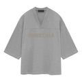 Fear of God Essentials SS24 Football T-Shirt 'Dark Heather Oatmeal' 125SP244103F