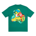PALACE National Flag Triangle Print Short Sleeve Pattern Printing Green T-Shirt P20TS094