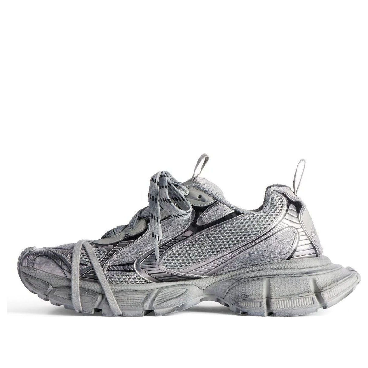 Balenciaga 3XL Sneakers 'Balenciaga Grey and Black Mesh and Polyurethane' 734734W3XL11210