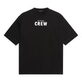Men's Balenciaga Crew Alphabet Printing Short Sleeve Black 620969TIV741070