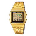 CASIO Classical Vintage Square Mens Gold Digital A500WGA-1