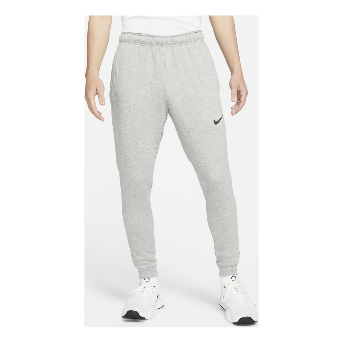 Men's Nike Dri-fit Solid Color Casual Training Sports Pants/Trousers/Joggers Gray CZ6380-063