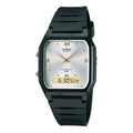 CASIO Quartz Waterproof White Dial Mens White Analog/Digital Combo AW-48HE-7A