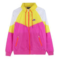 Nike Sports Windproof Colorblock Hooded Jacket Yellow Purple Yellowpurple AR2210-623