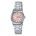 CASIO Waterproof Stainless Steel Strap Silver Analog LTP-V006D-4B