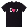 Balenciaga I Love U Printing Short Sleeve Black 612965TJVL51070