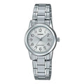 CASIO Large Series Minimalistic Silver Analog LTP-V002D-7A