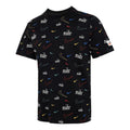 Men's Nike Logo Full Print Sports Training Short Sleeve Black T-Shirt DJ1392-010