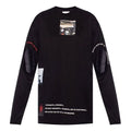 Burberry Detail Montage Prints Skeleton Long Sleeve Black 80162161