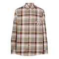Burberry Embroidery B Pattern Stretch Cotton Shirt Male Black 80368701