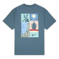 Men's Nike Loose Alphabet Logo Geometry Pattern Printing Sports Short Sleeve Gray Green T-Shirt DQ1859-058