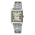 CASIO DRESS Series Stainless Steel StrapSquare Golden Quartz Waterproof Gold Analog LTP-V007SG-9B