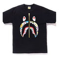 A Bathing Ape Half Zip Shark Face T-Shirt 'Black' 1E80-110-025