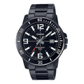 Casio Dress Classic Analog Watch 'Metallic Black White' MTP-VD01B-1BV