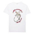 Men's Alexander McQueen Dragon Pattern Short Sleeve White 609578-QOZ92-0900