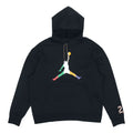 Men's Air Jordan Multi-Color Large Logo Printing Autumn Black DN1471-010