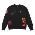 Nike Sportswear NSW 3M Reflective Graffiti Printing Round Neck Pullover Black CJ5056-010