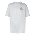 Men's PALACE Logo Alphabet Printing Loose Gray T-Shirt P13TS002