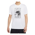Nike Dri-FIT Sports Training Printing Pattern Quick Dry Round Neck Short Sleeve White DA0612-100