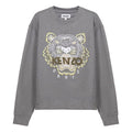 KENZO Men's SS21 Tiger Crew Neck Grey FB55SW1104XA-95