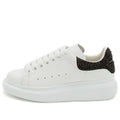 (WMNS) Alexander McQueen Oversized Sneaker 'White Jet Black Crystal' 666407WIA4Z9581