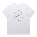 Nike Bronzing Logo Sports Quick Dry Basketball Short Sleeve White 913343-100