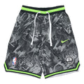 Nike NBA Brooklyn Nets Light Breathable Quick Dry Full Print Loose Basketball Shorts Black DJ4034-308