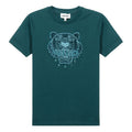 KENZO SS21 Embroidery Round-neck Green FA62TS9124YI-73