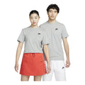 Men's Nike Embroidered Small Round Neck Short Sleeve Dark Grey T-Shirt AR4999-064