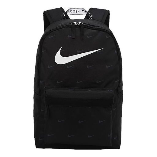 Nike Sportswear Heritage Swoosh Backpack 'Black White' DC7344-010