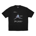 Air Jordan 23 Engineered Casual Breathable Large Logo Printing Round Neck Short Sleeve Black DO8895-010