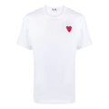 COMME des GARCONS PLAY Basic T-Shirt Red Family Heart 'White' P1T288-2