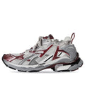 (WMNS) Balenciaga Runner Sneakers 'Grey Burgundy Mesh and Nylon' 677402W3RB39069
