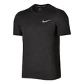 Men's Nike Solid Color Sports Round Neck Pullover Short Sleeve Black Brown T-Shirt 834241-014