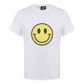 Men's LOEWE Chest Smiling Face Printing Pure Cotton Short Sleeve White H616341X87-2100