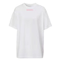 Burberry Slogan Printing Cotton Loose Short Sleeve White 80322171