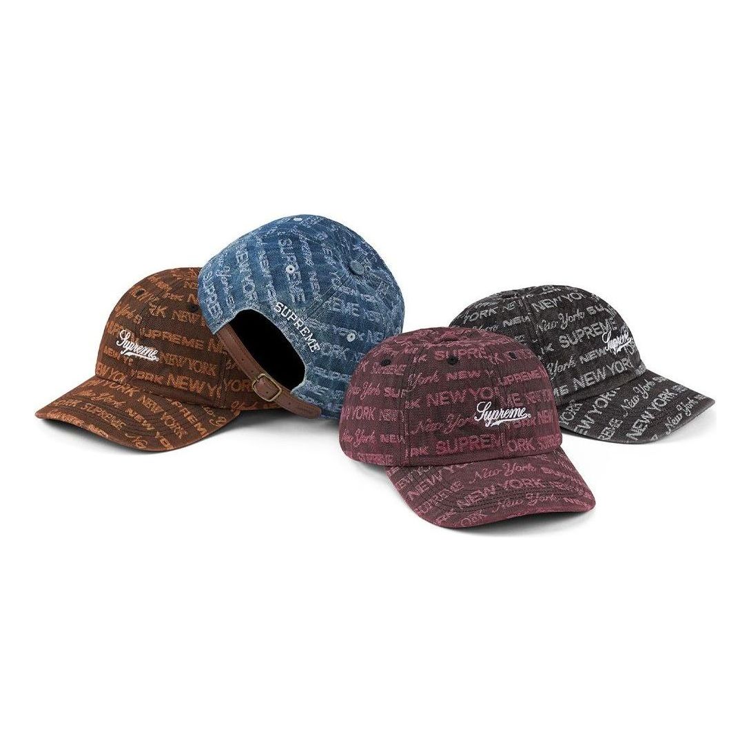 Supreme Multi Type Jacquard Denim 6-Panel 'Multi-Color' SUP-FW22-1026