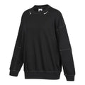 (WMNS) Nike Casual Sports Loose Round Neck Long Sleeves Black Hoodie DD5611-010