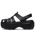 (WMNS) Crocs Stomp Fisherman Sandals 'Black' 209938-001