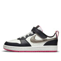 (PS) Nike Court Borough Low 2 SE 'White Pink Prime Metallic Pewter' DJ0041-100