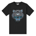 Men's KENZO Tiger Printing Short Sleeve Black FA65TS0204YA-99