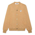 COMME des GARCONS PLAY Cardigan White Heart 'Camel' AZ-N066-051-2