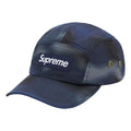 Supreme Washed Satin Camo Camp Cap 'Blue Black White' SUP-SS21-593