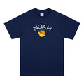 NOAH NYC Citrus Core Logo TEE Navy Logo Tee T13SS20NVY