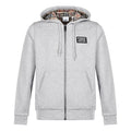 Men's Burberry FW20 Hooded Zipper Jacket Light Grey 80262211