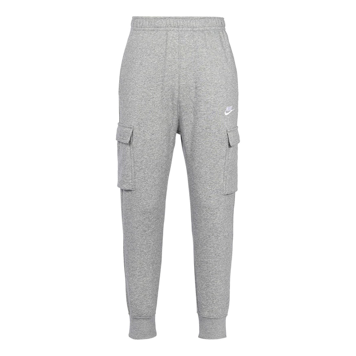 Nike Sportswear Club Fleece Cargo Multiple Pockets Stay Warm Bundle Feet Sports Long Pants Gray CD3130-063