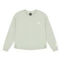 (WMNS) New Balance Embroidered Logo Knit Round Neck Long Sleeves Light Green T-Shirt AWT21307-PGE