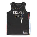 Nike NBA City Edition SW Brooklyn Nets Durant 7 Jersey 'Black' CN1713-010